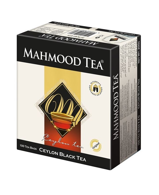 MAHMOOD Ceylon Black Tea bags (100x2gr) x18 st  شاي محمود اسود ظرف
