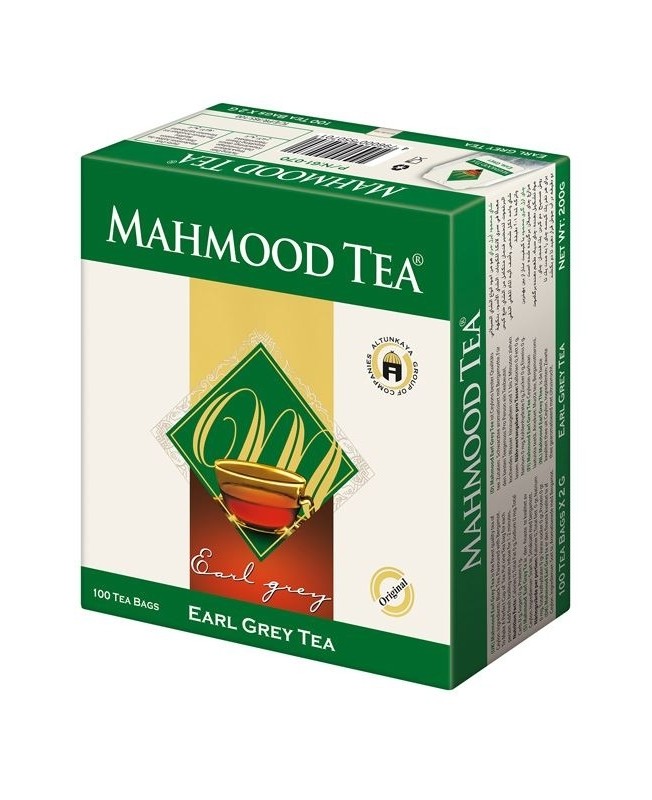 MAHMOOD Tea Earl Grey bags (100x2gr) x 18 st  شاي محمود ظرف معطر