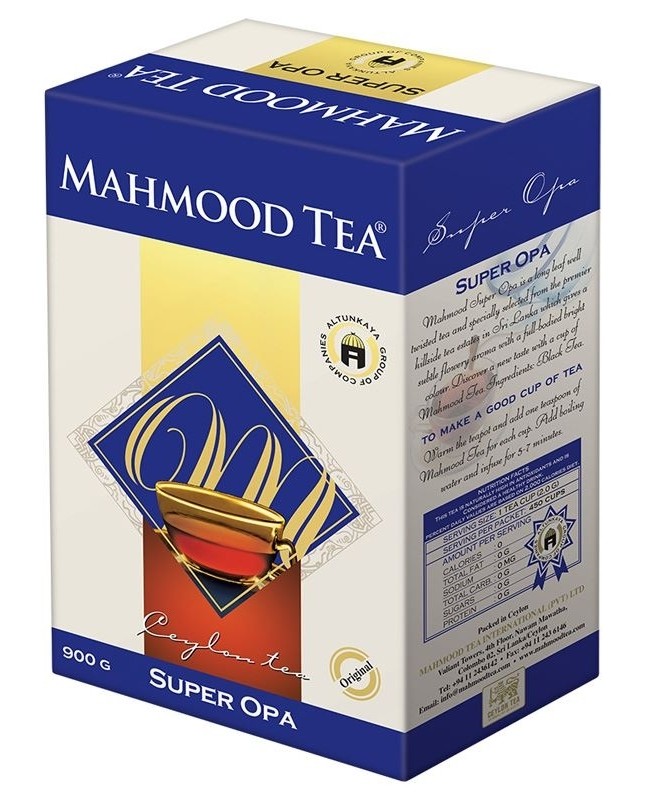 MAHMOOD Tea Super Opa (Arabic) 900gr x 10 st  شاي محمود اوبا خشن 900 غ