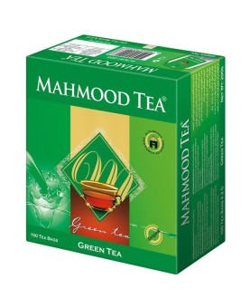 MAHMOOD Tea Green bags (100x2gr) x 18 st  شاي اخضر 100 ظرف