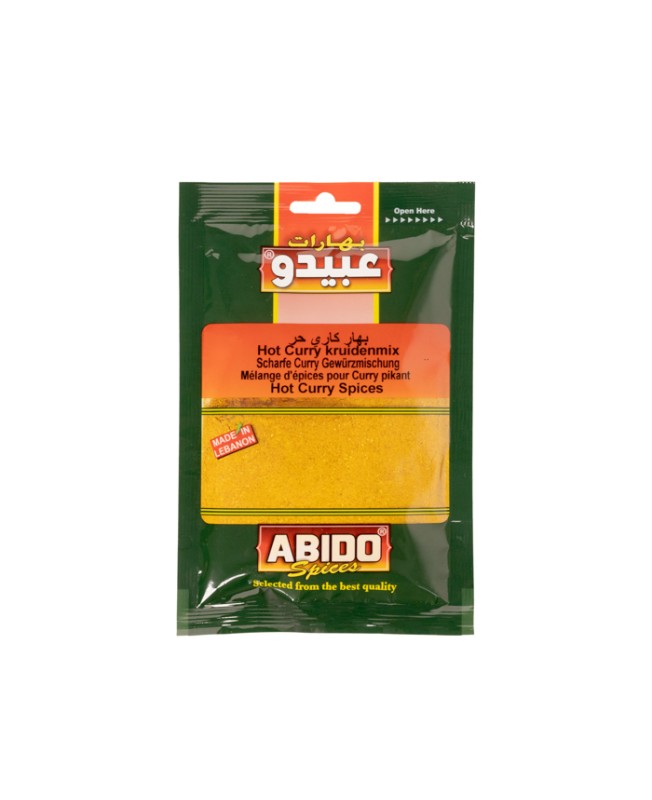 Abido, Curry (Hot), Lebanon, 10x50g