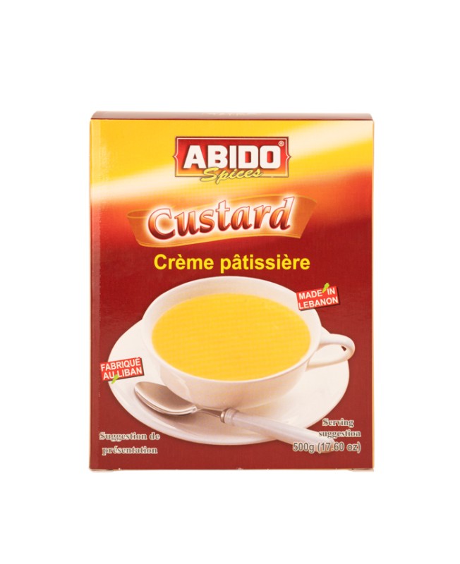 Abido, Custard Boxes packets, Lebanon, 24x500g