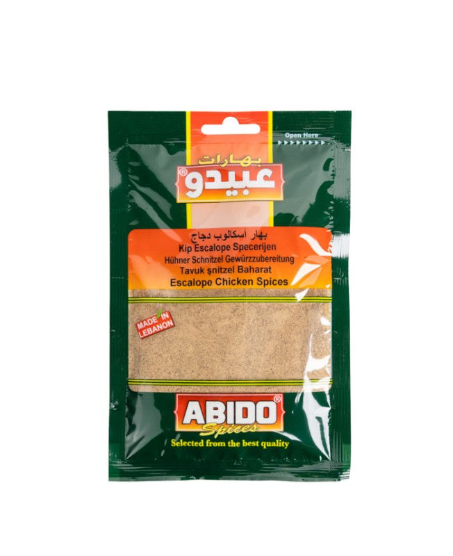 Abido, Escalope Chicken Spices, Lebanon, 10x50g