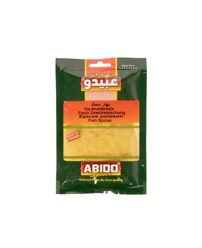Abido, Fish Spices, 10x50g