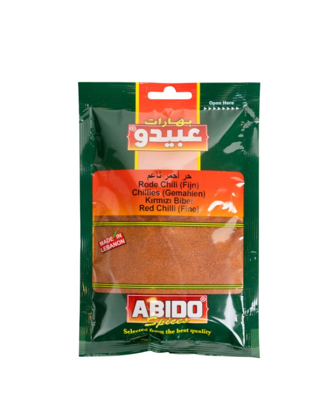 Abido, Red Chilli Powder, Lebanon, 10x50g
