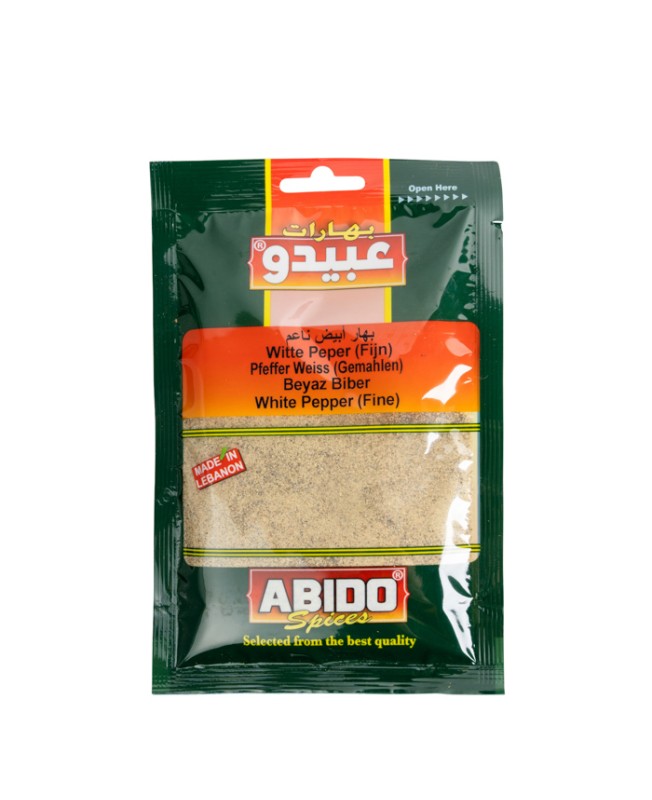 Abido, White Pepper, Lebanon, 10x50g