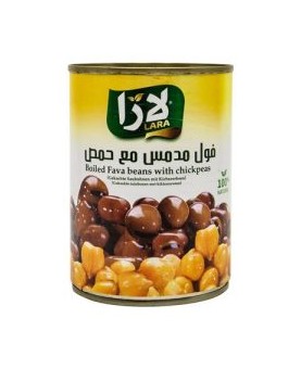LARA Fava Beans with Chick peas 400 gr x 24 st